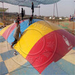 农庄游乐设施生态园充气大蹦床儿童游乐设备亲子地面蹦蹦床图片