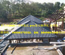 广州英德pvc树脂瓦厂家-景区屋面装饰用树脂古筒瓦图片