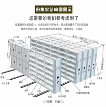 供应盐城病案室密集架拆装盐城移动病历架子订做图片