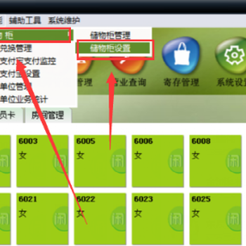 中顶SPA会所软件储物柜出租管理使用说明