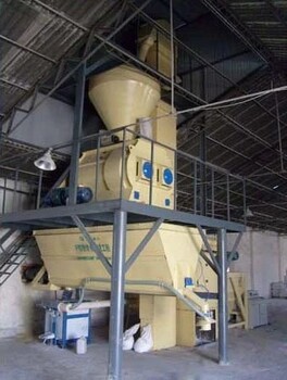 厂家全自动干粉砂浆生产设备双轴腻子粉生产线