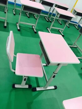厂家升降单双人中小学生学校培训班课桌椅儿童课桌