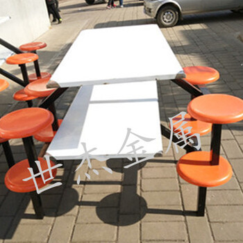 西安桌椅陕西组合餐桌椅供应员工学生餐厅食堂餐桌椅批量销售