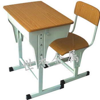 陕西学习桌厂家直供钢制课桌椅幼儿园学习桌椅质量