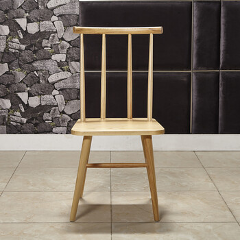 上品家具厂家实木餐椅简约实木靠背椅木椅子主题餐厅椅子SP-EC867