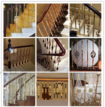 上海铝镁楼梯栏杆铝镁合金铜立柱厂家供应