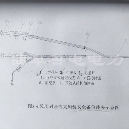 供应预绞丝安全备份线夹厂家