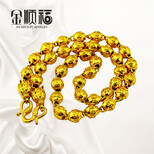 越南沙金飾品男士項鏈久不褪色沙金項鏈24K鍍金首飾圖片3