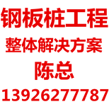 漳州钢板桩支撑围护施工公司,建瓯打钢板桩的工程队图片2