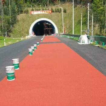 郑州荥阳柏油路摊铺彩色透水沥青路面施工快速