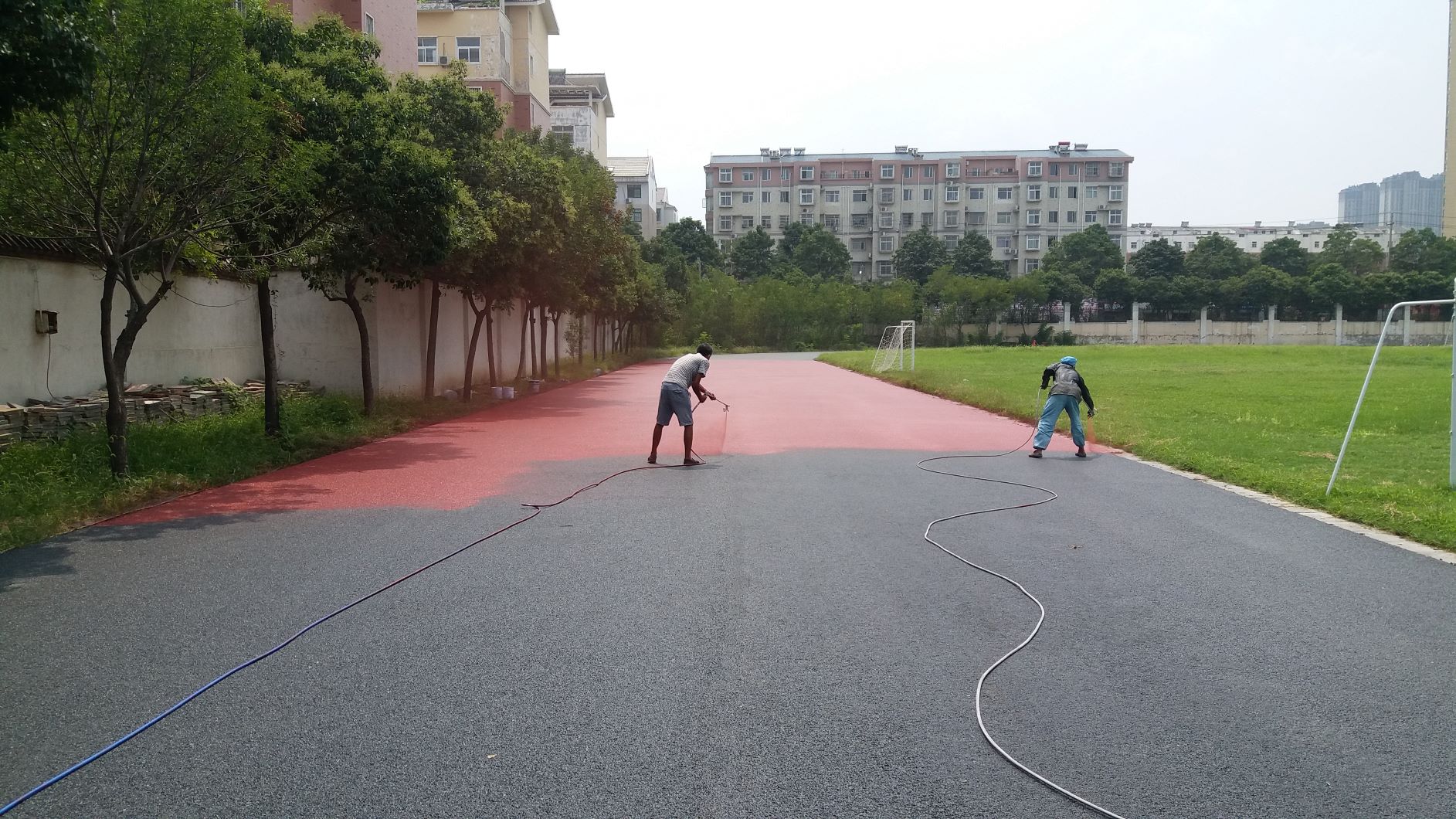 卫辉彩色沥青摊铺价格