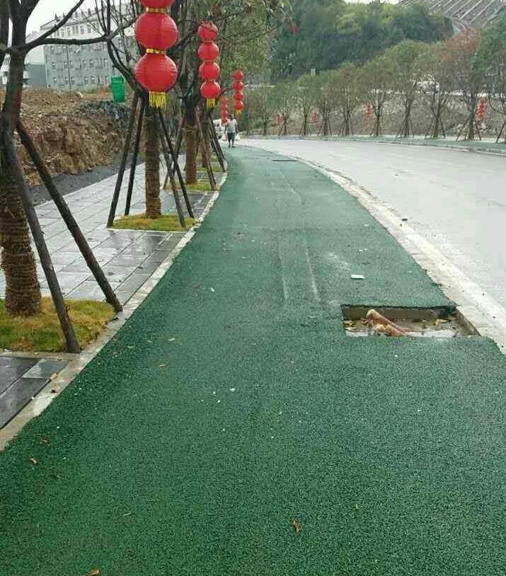 郑州中牟学校沥青道路做法