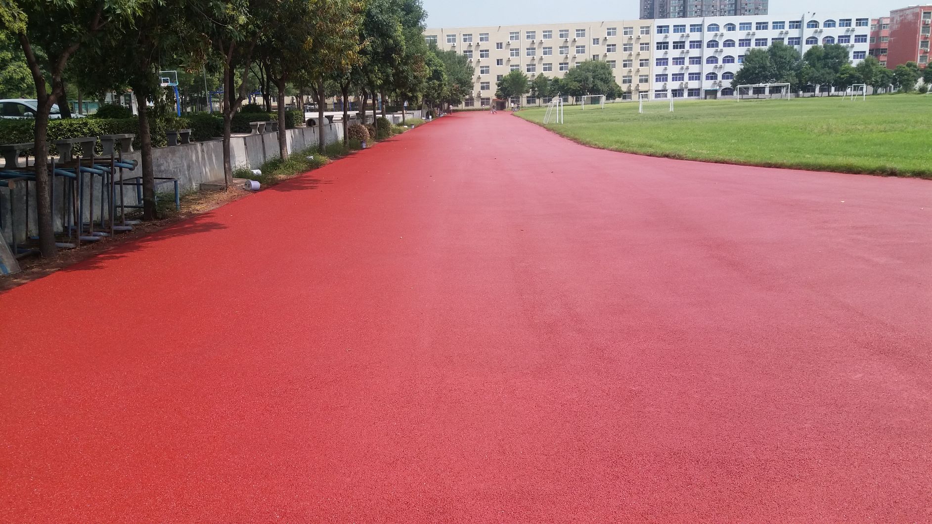 鄭州滎陽彩色瀝青路面鋪設