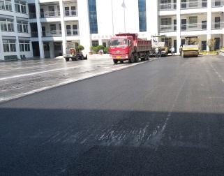郑州中原区停车场沥青施工