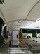 三台深圳市充电桩雨棚生产厂家,白色钢构膜结构车棚