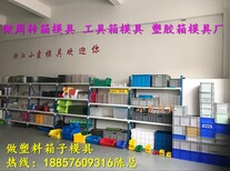 PP塑胶整理筐模具塑胶模具PE箱模具注射模具汽配物流箱模具图片4