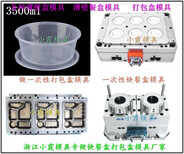 3500ml注塑打包盒模具3500ml注塑保鲜盒模具3500ml注塑打包碗模具图片1