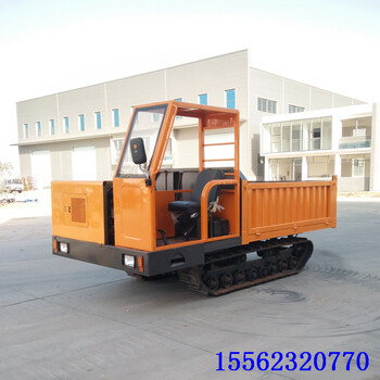 廠家供應(yīng)2.5T農(nóng)用履帶運(yùn)輸車(chē)多功能自走式搬運(yùn)車(chē)自卸式