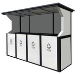 分类垃圾箱厂家垃圾分类箱标识,环保垃圾回收亭供应