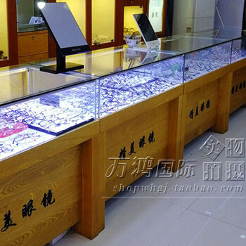 上海眼镜柜台眼镜店中岛展示柜
