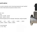 进口燃气防爆电磁阀