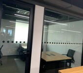 办公室透明玻璃贴膜_单透玻璃膜