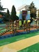 幼儿园户外防腐木玩具厂家幼儿园碳化积木组合攀爬架攀爬网荡桥