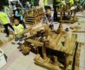 幼兒園實木積木玩具兒童碳化積木學生積木大型戶外積木