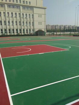 北京篮球场硅pu地坪
