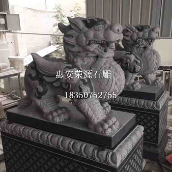 現(xiàn)貨石雕貔貅青石貔貅門口擺放瑞獸貔貅一對