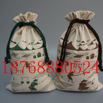 沈阳帆布面粉袋订做礼品棉布大米袋定制厂家