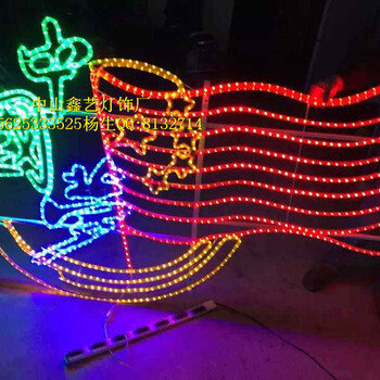 LED路燈桿造型燈同心方勝結(jié)燈桿造型裝飾過街燈