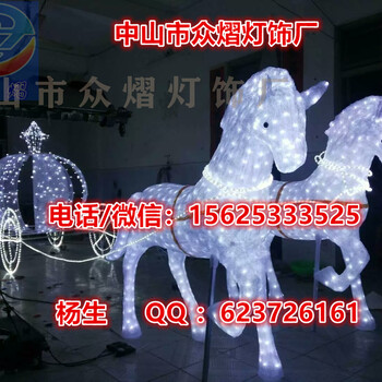 眾熠生產(chǎn)LED滴膠動物造型燈3D小豬造型燈園林裝飾亮化
