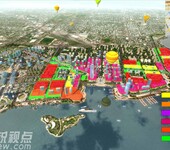 智慧城市VR管理系统，虚拟现实城市规划，北京华锐视点