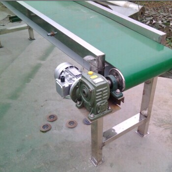 铝型材PVC带输送机流水线定制皮带机滚筒型号