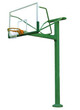 165室外圆管配玻璃钢纤维篮板单臂篮球架厂家批发量大从优图片