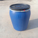 北京顺义160L包箍塑料桶160kg铁卡箍化工桶