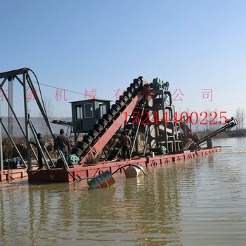 甘肃河道挖沙机械DW-链斗式挖沙船