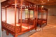 架子床仿古实木床中式架子床仿古木雕床明清古典床雕花围栏