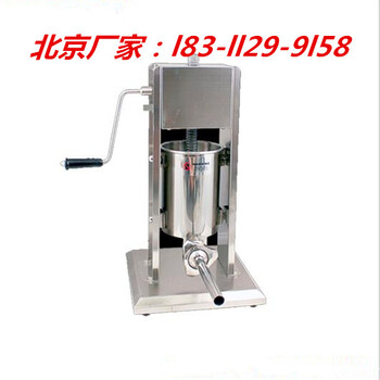 广州手动灌香肠机-不锈钢手摇灌肠机厂家-各种型号手动灌肠机