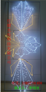 燈桿荷花圖案燈國慶街道裝飾燈樹體掛件桃子燈市政亮化工程