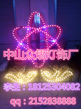 LED音符造型燈2020年LED過街燈中秋節(jié)亮化