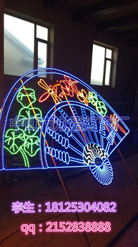 公园广场led街道灯圣诞铃铛图案灯树木亮化工程五角星图案灯