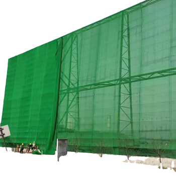 河北聚乙烯防尘网厂家选10年老厂恒帆生产HDPE绿色防风防尘网