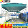 杭州大型雨棚安裝效果圖-輪式伸縮推拉帳篷-廠家直銷