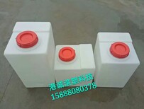 耐低温水箱40升塑料加药箱40公斤塑料桶滚塑容器40L方形加药箱图片3