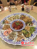 青花陶瓷大盘厂家、景德镇生产大瓷盘、装海鲜用的一米陶瓷盘子