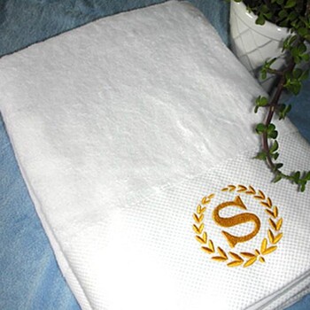 纯棉白色毛巾浴巾床单被罩