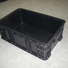 塑料物流箱黑色抗压防震注塑箱厂家批发零售