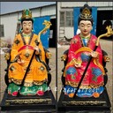 河南云峰佛像廠(chǎng)家直銷(xiāo)送子娘娘神像1.3米三霄娘娘玻璃鋼彩繪佛像寺廟佛堂神像佛像擺件